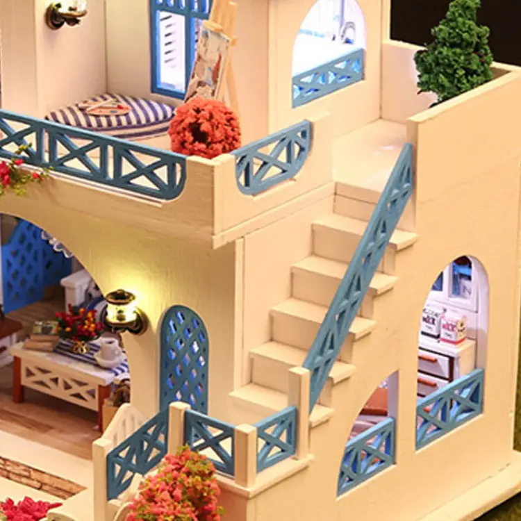 Miniaturowy domek - Pocztówka z Krety