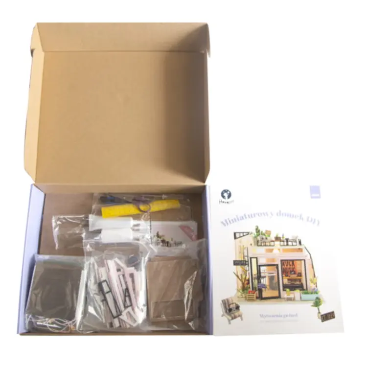 Miniaturowy domek - Muzyczny box - Wytwórnia gwiazd