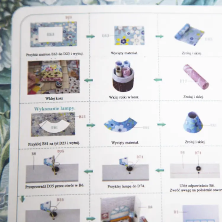 Miniaturowy domek - Dziecięce marzenie - instrukcja