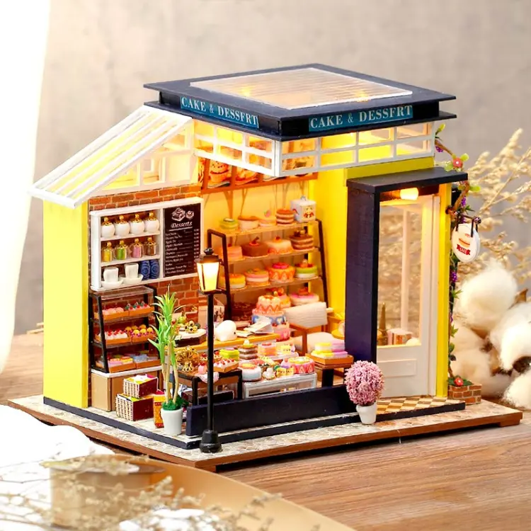 Miniaturowy domek - Ptysiowe marzenie