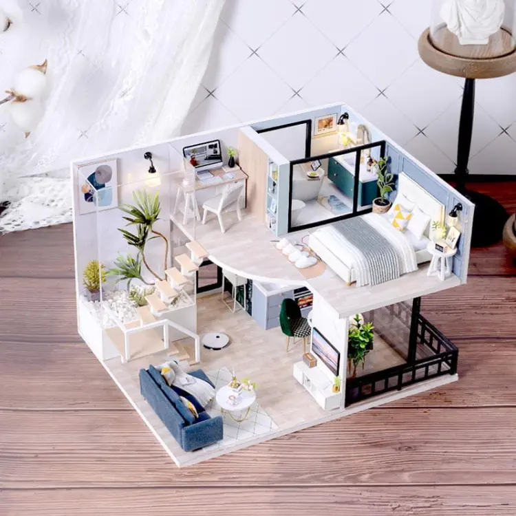 Miniaturowy domek - Pobudka o ósmej