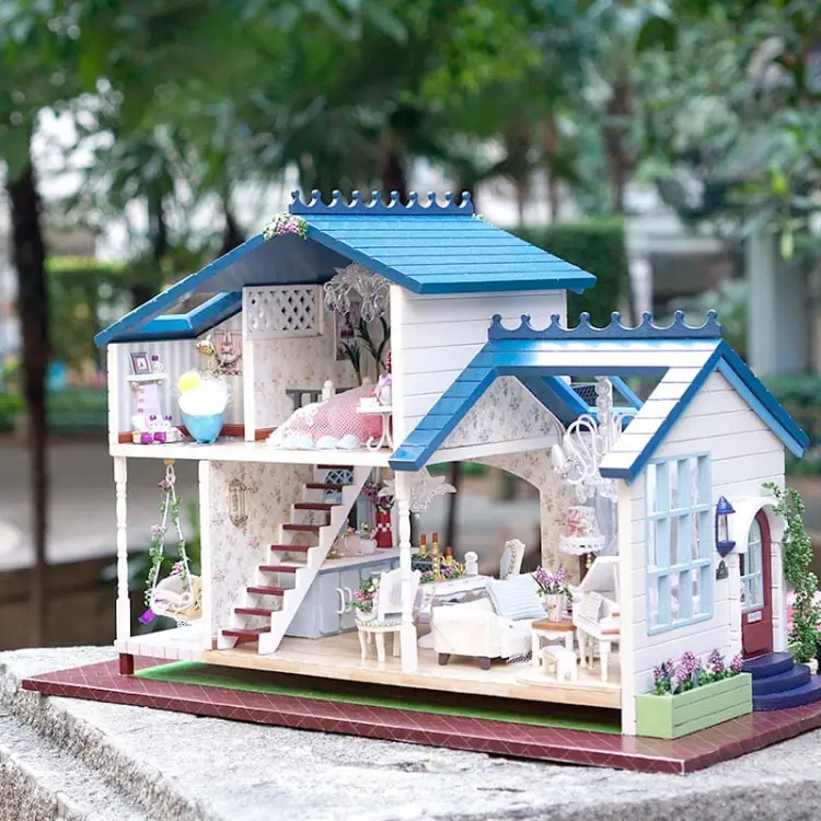 Miniaturowy domek - Amerykański cottage