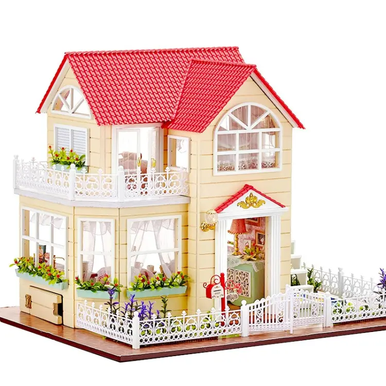 Miniaturowy domek - Herbatka u Królowej