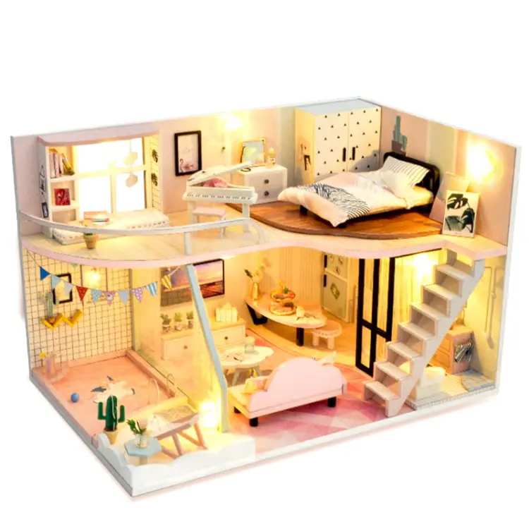 Miniaturowy domek - Słoneczne wakacje