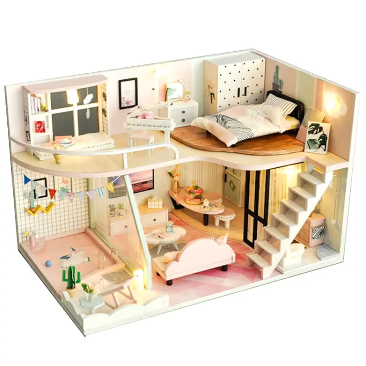 Miniaturowy domek - Słoneczne wakacje