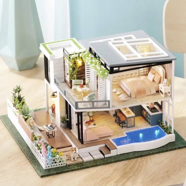 Miniaturowy domek - Lazurowe wybrzeże