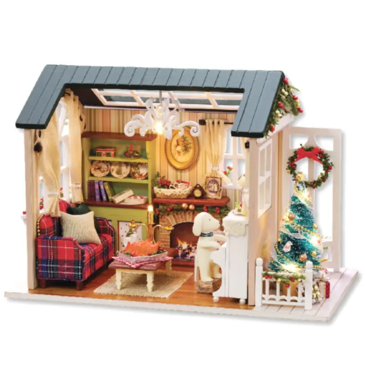 Miniaturowy domek - Magiczne Boże Narodzenie