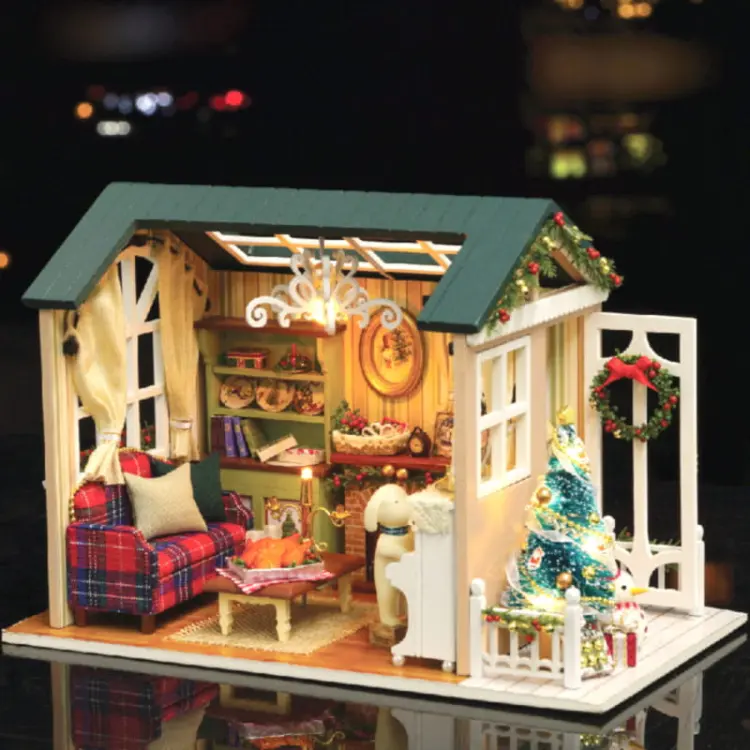 Miniaturowy domek - Magiczne Boże Narodzenie