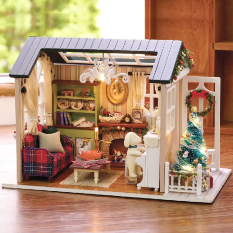 Miniaturowy domek - Magiczne Boże Narodzenie
