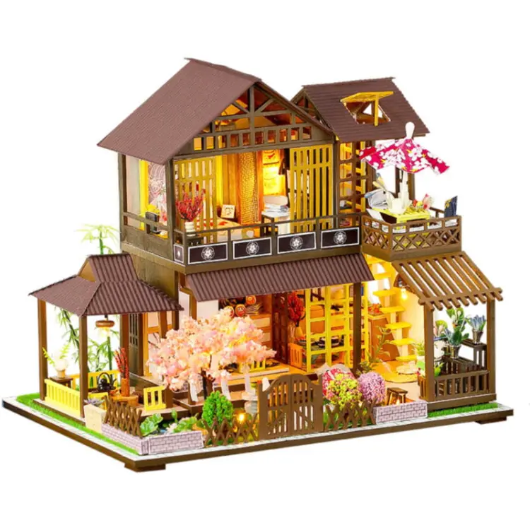 Miniaturowy domek - Pałacyk samuraja