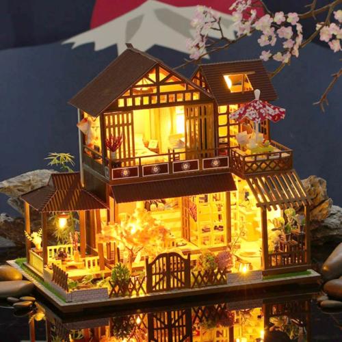 Miniaturowy domek - Pałacyk samuraja
