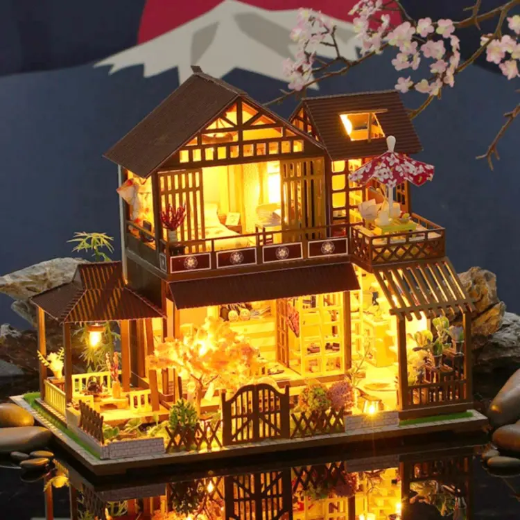 Miniaturowy domek - Pałacyk samuraja