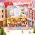 Kolorowy ryneczek - miniaturowy domek DIY