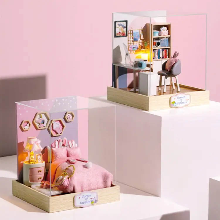 Miniaturowy domek DIY - Radosny poranek