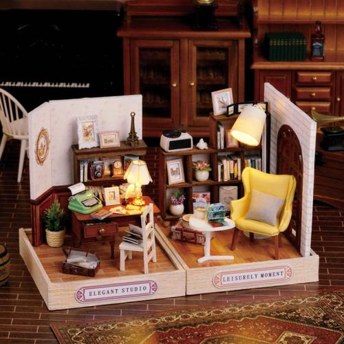 Miniaturowy domek DIY - Francuskie studio