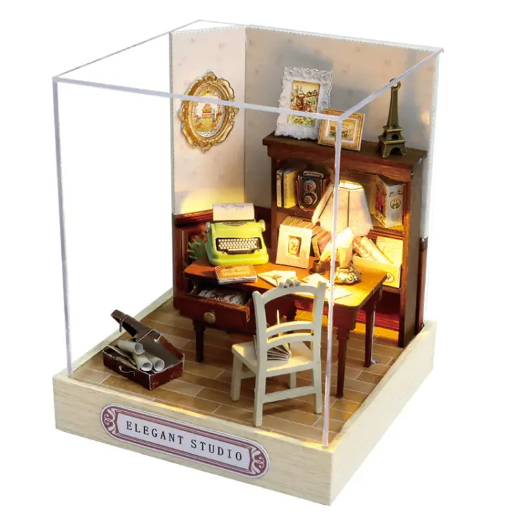 Miniaturowy domek DIY - Francuskie studio