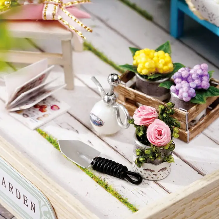 Miniaturowy domek DIY - Tajemniczy ogród