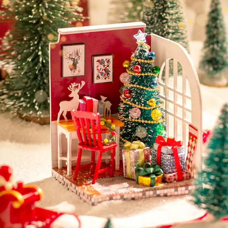 Miniaturowy domek - Jingle bells