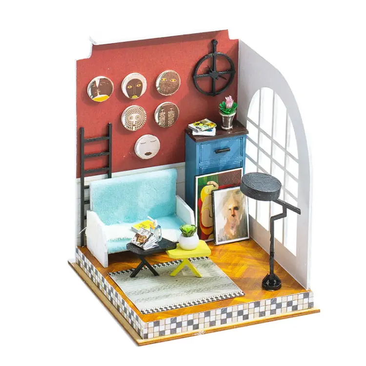 Miniaturowy domek - Salon Fridy