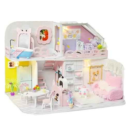 Miniaturowy domek - Kocia łapka
