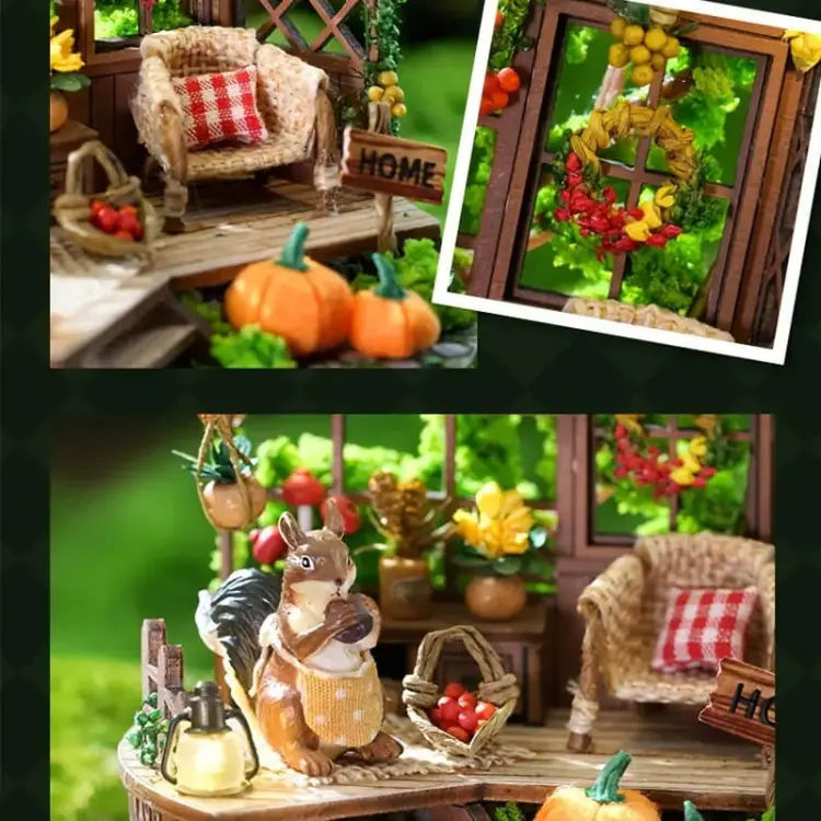 Owocowy sad*- Miniaturowy domek