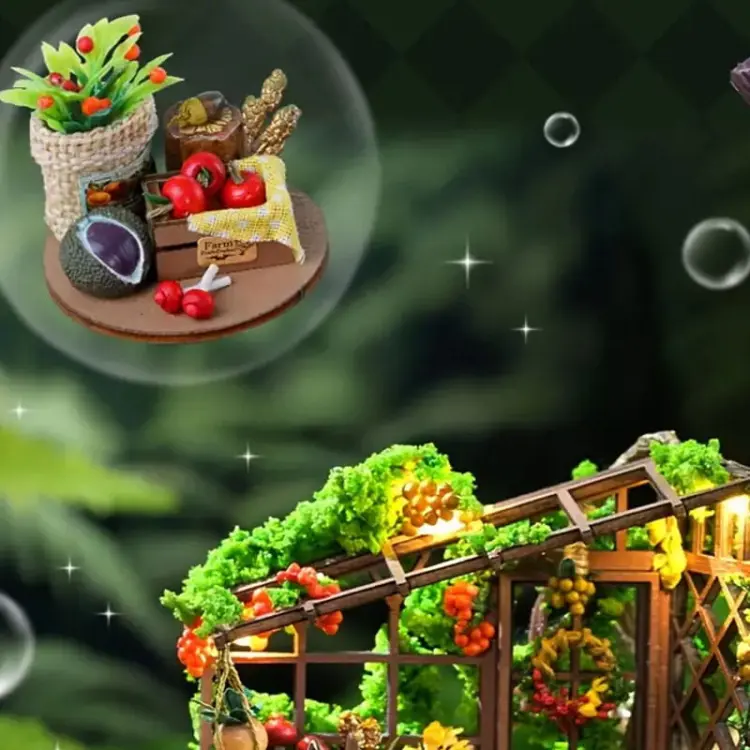 Owocowy sad*- Miniaturowy domek