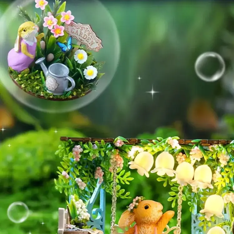 Majowe konwalie*- Miniaturowy domek