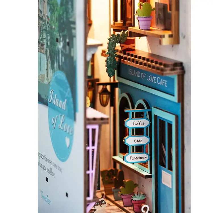 Szczęśliwa wyspa - Book Nook Tonecheer