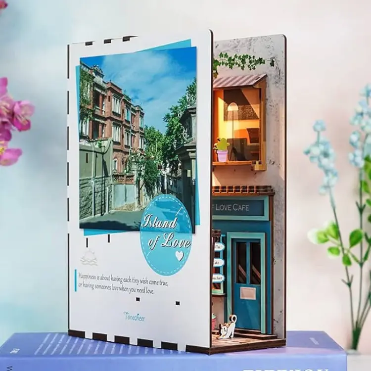 Szczęśliwa wyspa - Book Nook Tonecheer