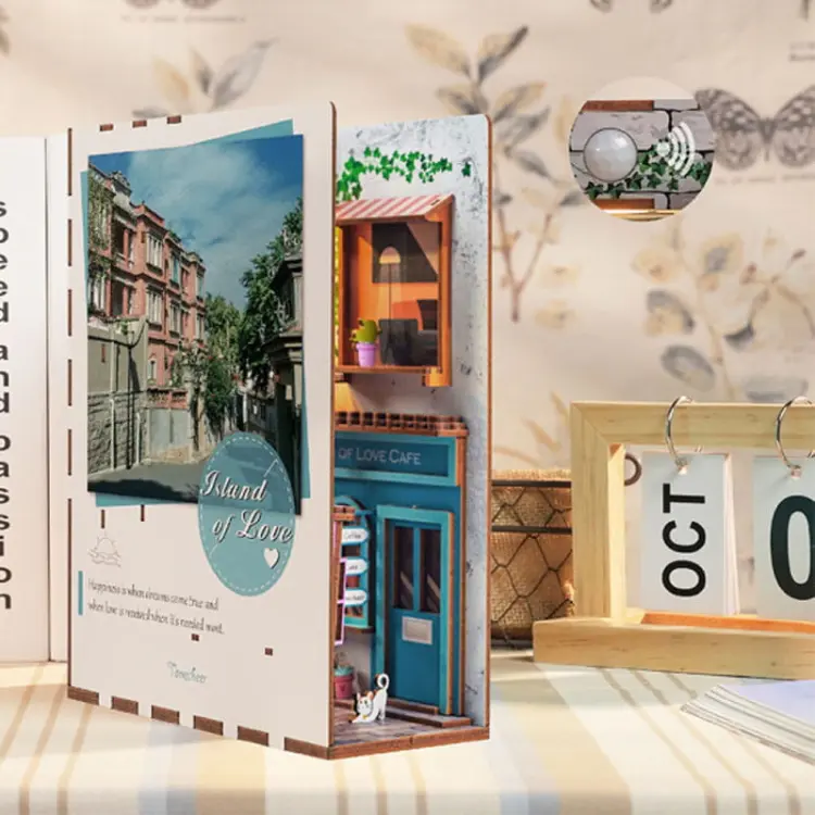 Szczęśliwa wyspa - Book Nook Tonecheer