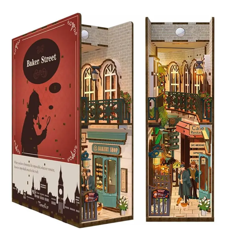 Sherlock Holmes z Baker Street - Book Nook Tonecheer