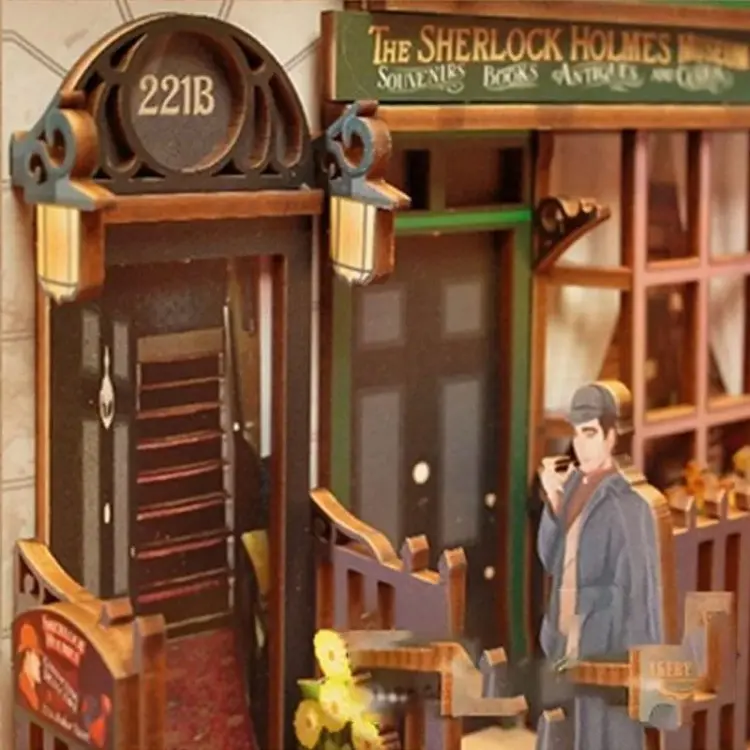 Sherlock Holmes z Baker Street - Book Nook Tonecheer
