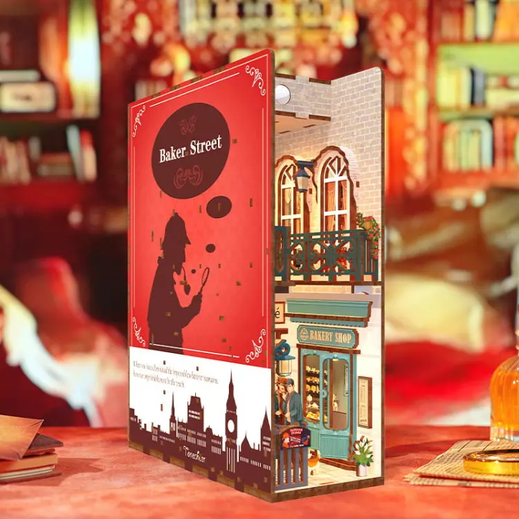 Sherlock Holmes z Baker Street - Book Nook Tonecheer