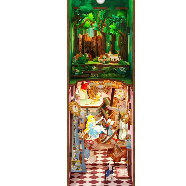 Alicja w Krainie Czarów - Book Nook Tonecheer