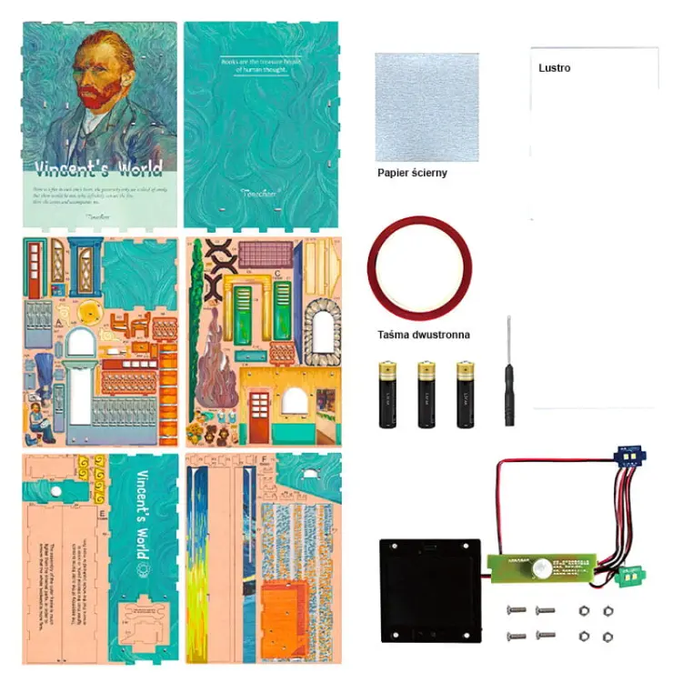 Świat Vincenta van Gogha - Book Nook Tonecheer