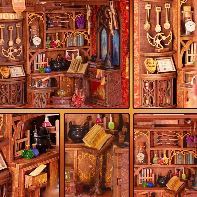 Pokój Wspólny Szkoły Magii*- Book Nook CuteBee
