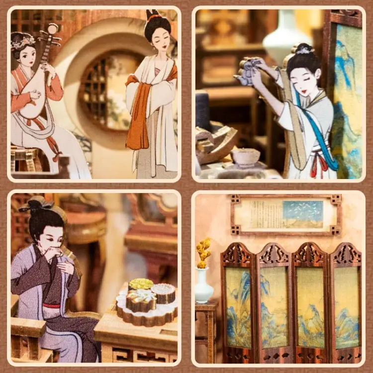 Kwiat jaśminu Dynastii Qing*- Book Nook CuteBee
