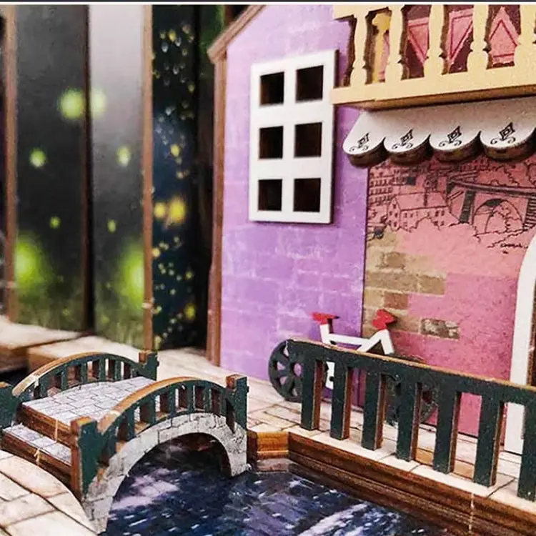 Spacer pod gwiazdami - Book Nook CuteBee
