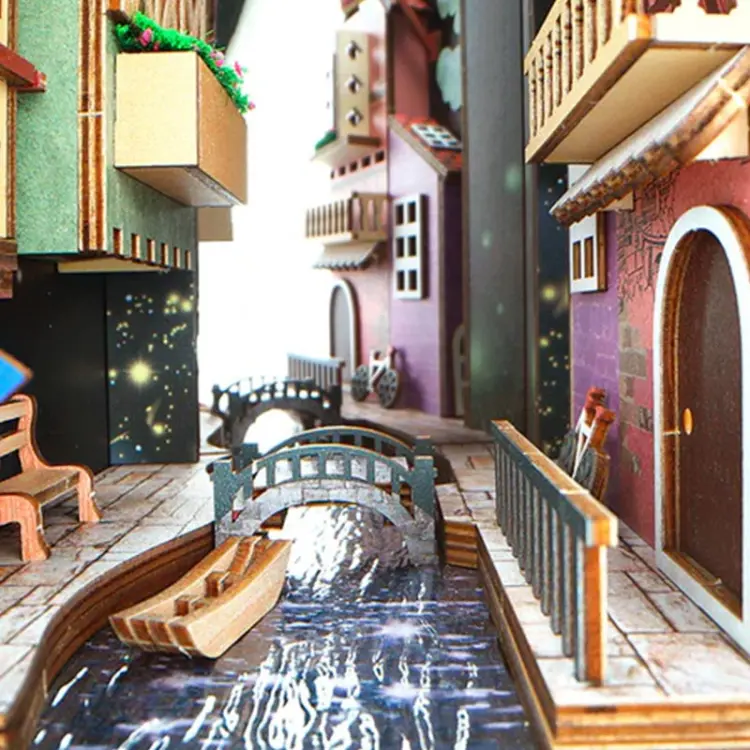 Spacer pod gwiazdami - Book Nook CuteBee