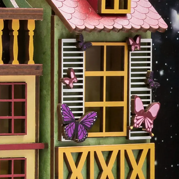 Spacer pod gwiazdami - Book Nook CuteBee