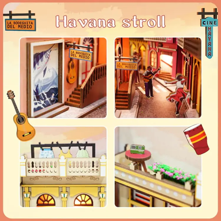 Spacer po Havanie - Book Nook CuteBee