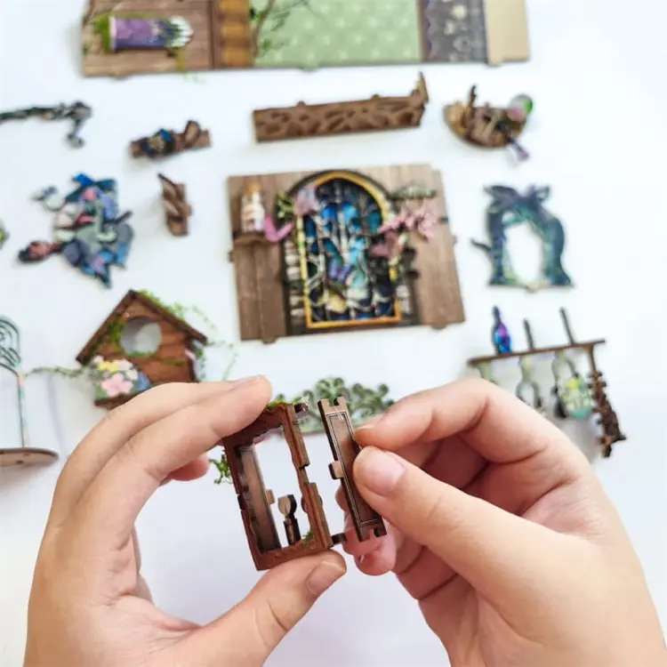 Czarodziejki lasu* - Miniaturowy domek Book Nook Joincon