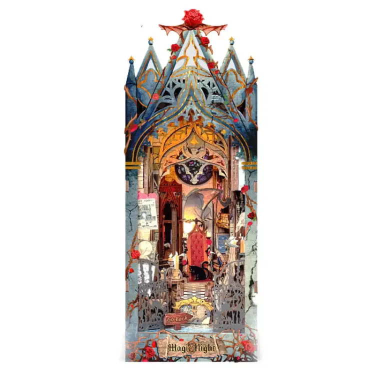 Blask magii - Miniaturowy domek Book Nook Joincon