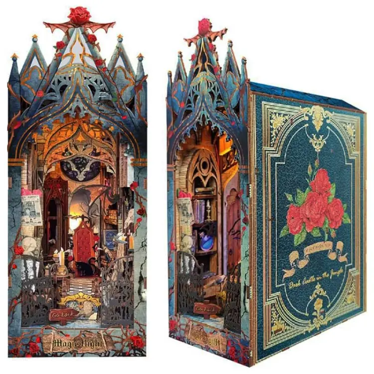 Blask magii - Miniaturowy domek Book Nook Joincon