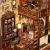 Fotografia z dawnych lat* - Miniaturowy domek Book Nook Aslowsnail