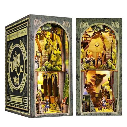 Czarnoksiężnik z Krainy OZ* - Miniaturowy domek Book Nook Aslowsnail