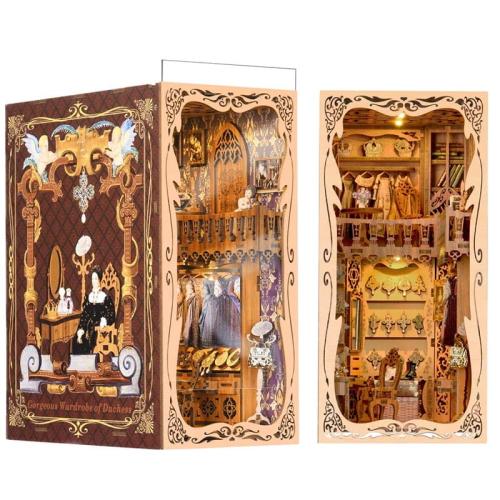 Królewska garderoba* - Miniaturowy domek Book Nook Aslowsnail