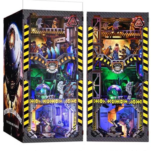 Interstellar*- Miniaturowy domek Book Nook Aslowsnail