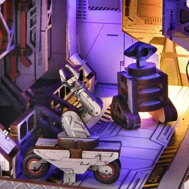Interstellar*- Miniaturowy domek Book Nook Aslowsnail
