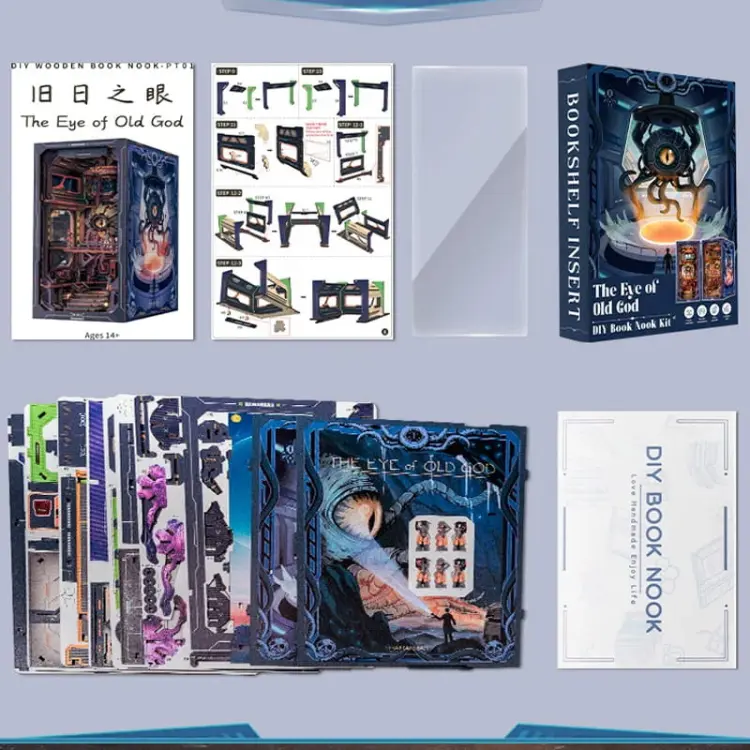 Oko Boga*- Miniaturowy domek Book Nook CuteBee